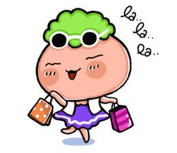 Funky Broccoli sticker #9424939