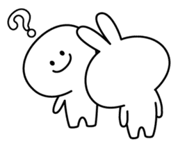 Spoiled Rabbit [Smile Person] sticker #9425133