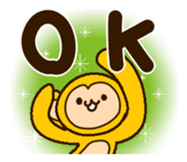 Colorful Monkey! sticker #9425266