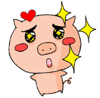 Love Love Pig_3 sticker #9425354