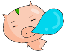 Love Love Pig_3 sticker #9425360