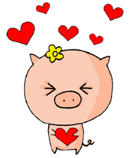 Love Love Pig_3 sticker #9425363