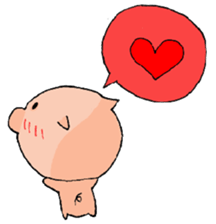 Love Love Pig_3 sticker #9425364
