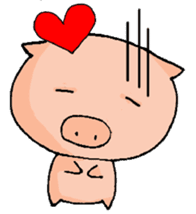 Love Love Pig_3 sticker #9425372