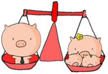 Love Love Pig_3 sticker #9425381