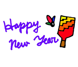 new years stickers sticker #9425872