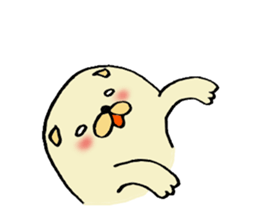 Japanese midget Shiba Kolo3 sticker #9426386