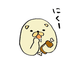 Japanese midget Shiba Kolo3 sticker #9426415