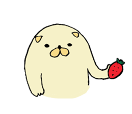 Japanese midget Shiba Kolo3 sticker #9426416