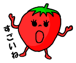 Strawberry ichigo sticker #9426765