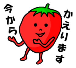 Strawberry ichigo sticker #9426777