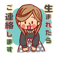 Happy pregnancy life sticker #9427029