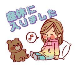 Happy pregnancy life sticker #9427049