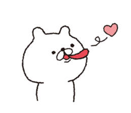 Tongue Long Bear sticker #9427544