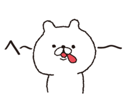 Tongue Long Bear sticker #9427573