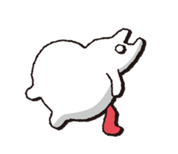 Tongue Long Bear sticker #9427583