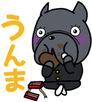 french bulldog Pistachio valentine sticker #9427817