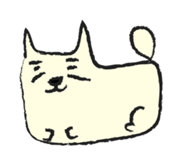 BOXY CAT in English sticker #9427986