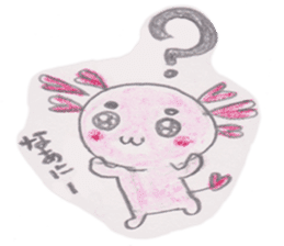 Love you Love you axolotl sticker #9428032