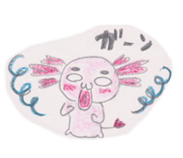 Love you Love you axolotl sticker #9428047