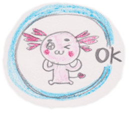 Love you Love you axolotl sticker #9428054