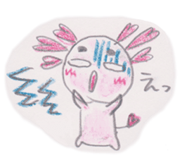 Love you Love you axolotl sticker #9428058