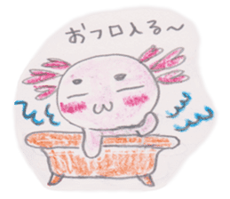 Love you Love you axolotl sticker #9428060