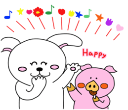 usainu and obuttyan sticker #9428305