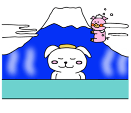 usainu and obuttyan sticker #9428308