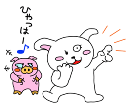 usainu and obuttyan sticker #9428310