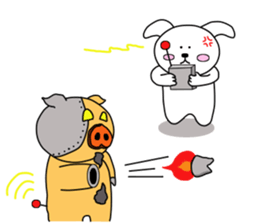 usainu and obuttyan sticker #9428316