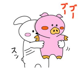 usainu and obuttyan sticker #9428320