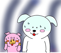 usainu and obuttyan sticker #9428324