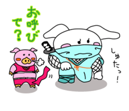 usainu and obuttyan sticker #9428325