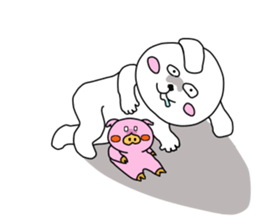 usainu and obuttyan sticker #9428333