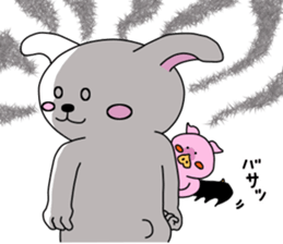 usainu and obuttyan sticker #9428334