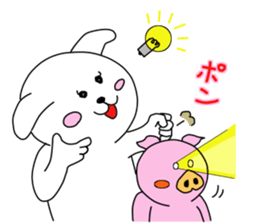 usainu and obuttyan sticker #9428335