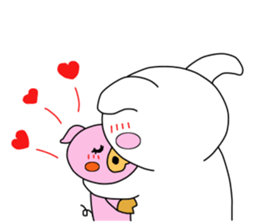 usainu and obuttyan sticker #9428337