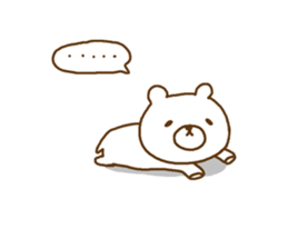 a relaxed bear sticker #9428378