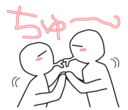 Earnestly "hug" sticker #9428478