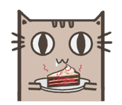 Lotte cat, the cutie cutie forever sticker #9428937