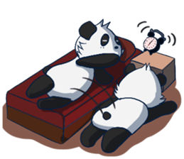 The office worker Panda sticker #9429544