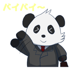 The office worker Panda sticker #9429557