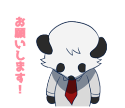 The office worker Panda sticker #9429559