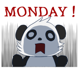 The office worker Panda sticker #9429563