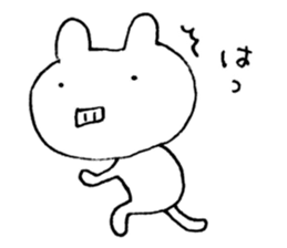 An impertinent rabbit sticker #9429710