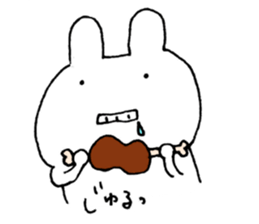 An impertinent rabbit sticker #9429714