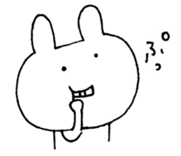 An impertinent rabbit sticker #9429721