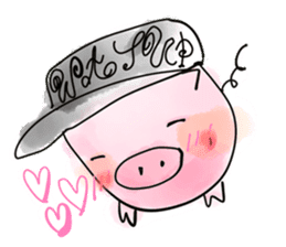 My boyfriend is a cute pig. sticker #9429820