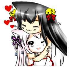 Small dreams and Xiaomei happy New Year sticker #9429878